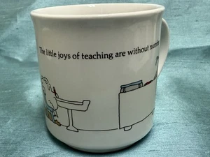 SANDRA BOYNTON Keramik Kaffee Tee Tasse Becher - Die kleinen Freuden des Lehrens sind... - Bild 1 von 8