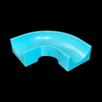 Duplo  -turqoise special part -2X6 special brick -marble run-comb ship (MISC279) - Image 1 of 2