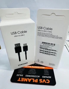 Genuine Samsung type USB-A to USB-C Fast Charger Data Sync Official Lead Sealed - Picture 1 of 7