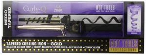 Hot Tools Professional Htg1851 Tapered Curling Iron, Gold Curling Iron, Medium - Picture 1 of 2