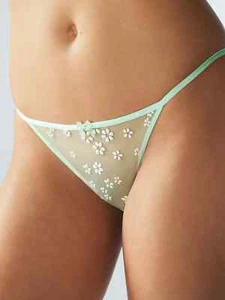 Savage X Fenty Puff Daisy String Bikini in Mint Green Women's Size XL NWT - Picture 1 of 7