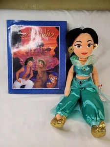Disney Aladdin Vintage Hardcover Buch und Jasmin Plüsch Puppe Set - Bild 1 von 14
