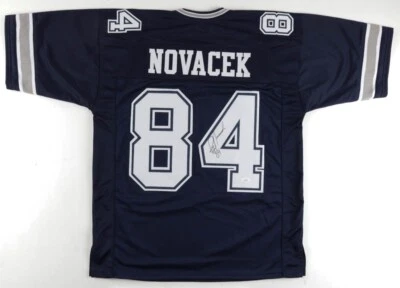 Jay Novacek Signed Dallas Cowboys Jersey / 3×Super Bowl Champion (JSA COA) TE - Image 1 of 4