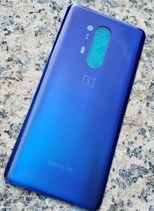🔥oem blue OnePlus 8 pro Battery door Cover Back Glass Rear Case Housing 🔥 - Picture 1 of 2