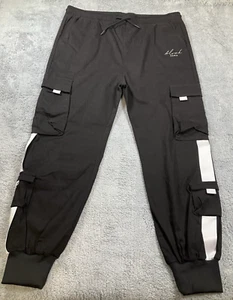 BLVCK PARIS Tokyo Pants 2.0 Black Men's XXL Cuffed Leg Jogger Casual Style NEW - Picture 1 of 12
