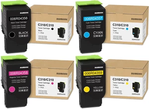 C310 C315 Toner Cartridge Set (4-Pack BK/C/M/Y) for Xerox 006R04356 006R04357 0 - Picture 1 of 7