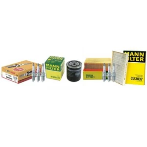 Mann Filters & NGK Spark Plugs Ignition Tune Up Kit For Audi A4 Quattro 3.0 Gas - Picture 1 of 1