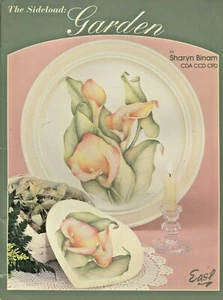 The Sideload Garden Sharyn Binam Tole Decorative Painting Book - Picture 1 of 4