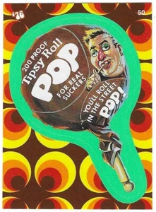 2008 Wacky Packages Flashback 2 (FB2) Green Border 50 Tipsy Roll Pop - Bild 1 von 2