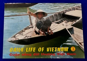 Vintage Set of 10 Daily Life of Vietnam People Postcards & Cover - Picture 1 of 6