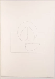 Erwin Heerich /Serigrafie/130 Exemplare/handsigniert/ edtion tangente/1970 - Bild 1 von 4