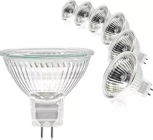 12v 35w MR16 Long Life Halogen Lamp Bulb Dimmable Warm White Spot Light Bulbs - Picture 1 of 6