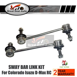 Pair for Isuzu D-Max TFS85 Mu-X UC 2008 -2020 Front Sway Bar Link Kit - Picture 1 of 6