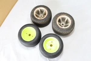 L22-9704 VINTAGE TEAM LOSI XXT CR TRUCK FRONT AND REAR TIRES - Picture 1 of 1