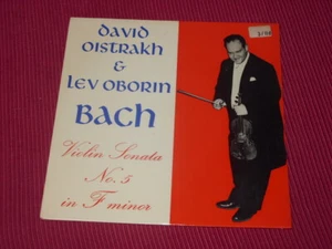 David Oistrakh & Lev Oborin: Bach  Violin   Rare  UK    1963   ARC 20  7" - Picture 1 of 4