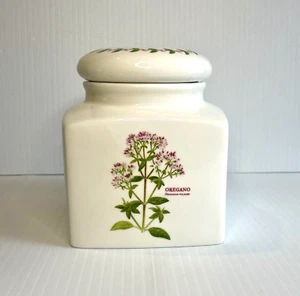 Maxwell & Williams Canister & Lid Fragrant Garden Oregano 13cm Porcelain - Picture 1 of 7