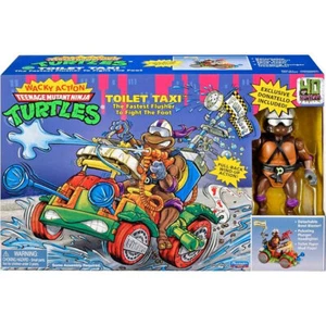 TMNT Teenage Mutant Ninja Turtles Donatello with Toilet Taxi Classic Action F... - Picture 1 of 2