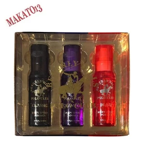 Beverly Hills Polo Club Men’s 3 Piece Set Body Spray Classic Blaze Champion 3oz - Picture 1 of 6