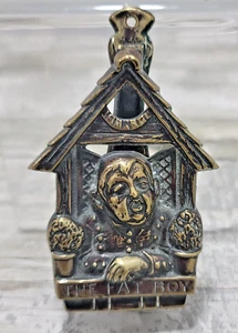 Llamador de puerta de metal fundido vintage Dicken's The Fat Boy - Imagen 1 de 13