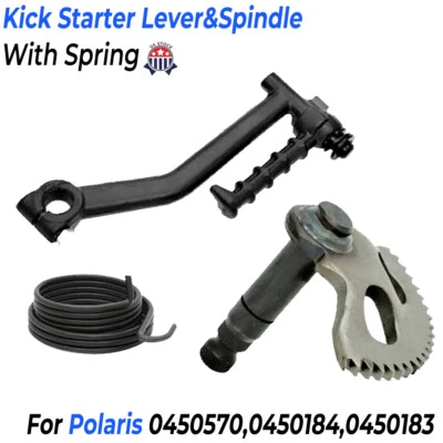 For Polaris Sportsman Scrambler Predator 50 90cc Kick Starter Lever Spindle Kit Foto 1 de 4