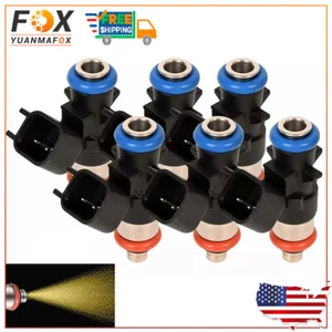 1 Set of 6 Fuel Injectors For Chrysler Dodge Ram Jeep 3.6L 5184085AC 0280158233 - Bild 1 von 8