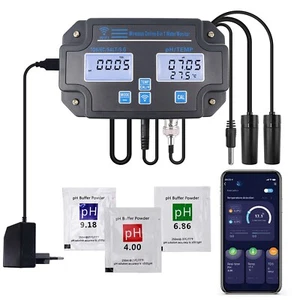 6 In 1 Water Quality Tester Meter Measure pH/EC/TDS/Salinity/SG/Temperature data - Picture 1 of 9