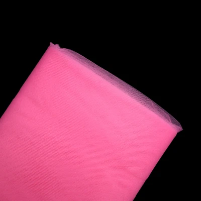 Perno de tela de tul - 14 colores, 54" de ancho x 40 yardas - malla suave, transparente y ligera Foto 1 de 2