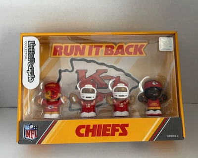 Conjunto de figuras de camiseta alternativa Little People Collector Kansas City Chiefs Foto 1 de 4