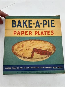 Sutherland Paper Co Bake-A-Pie Pappteller in Box tolle Werbung  - Bild 1 von 12