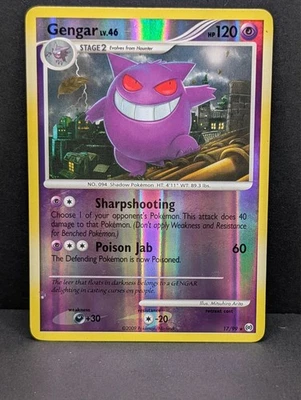 Gengar 17/99 Arceus Reverse Holo Ultra Rare Pokemon TCG Nintendo LP - Image 1 of 4