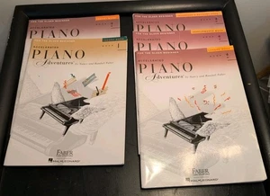 Accelerated Piano Adventures For the Older Beginner Lot (5) - Picture 1 of 6