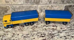 Tekno 1:50 Scale Vintage Scania Covered Truck & Trailer Excellent Condition - Picture 1 of 17