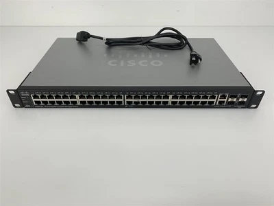 Cisco SG500-52-K9 V04 52-Port Gigabit Stackable Managed Switch - Image 1 of 3