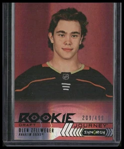 2024-25 Upper Deck Synergy #RJ-11 Olen Zellweger Rookie Journey Away Red #/499 - Picture 1 of 2