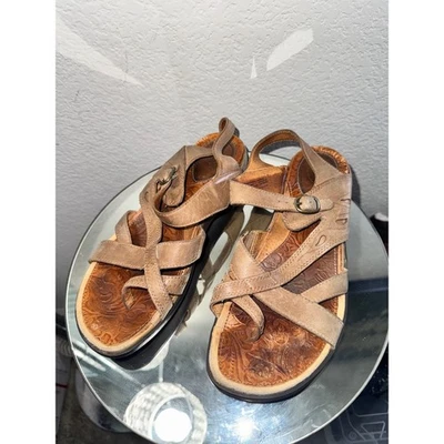 Ariat Womens Leather Strappy Buckle Sandals Size 8.5M - Image 1 of 4