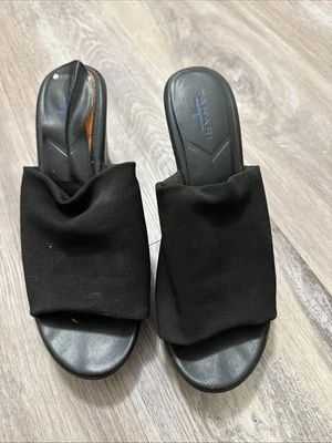 Tahari Slip On Sandals, Women's Size 7M Black Heels - Image 1 of 3