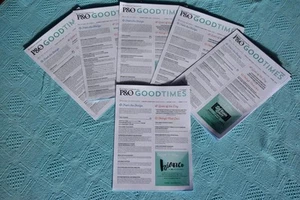 Final Year 2025 Pacific Explorer Aust'n P&O Cruise Daily Itinerary. Collectable. - Foto 1 di 1