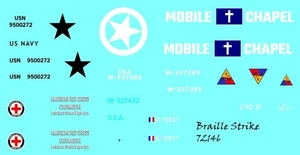 Braille Strike Decals 1/72 Chevrolet G7105 Panel Van - Picture 1 of 2