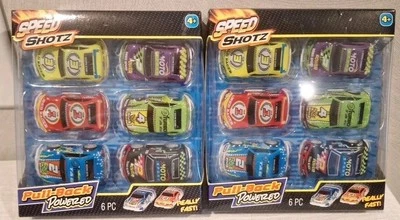 NEW 2-Box SPEED SHOTZ PULL-BACK POWERED RACERS  - Image 1 of 2