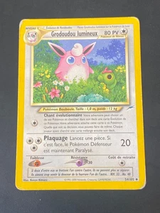 CARTE POKEMON GRODOUDOU LUMINEUX 54/105 FR UNCO WIZARDS NEO DESTINY - BE - Picture 1 of 10