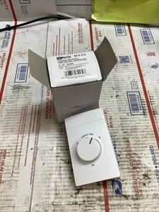 Marley MD26 Double Line Break Line Voltage Thermostat 50-80 F - White ED4U 5037 - Picture 1 of 6
