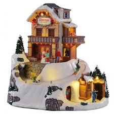 Lemax 15735 - WINTERHAUS RESORT, WITH 4.5V ADAPTOR