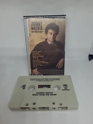 Right From the Heart by Johnny Mathis (Cassette, 1985) - Image 1 of 2