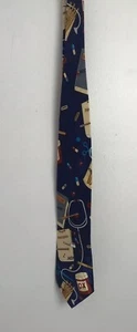 Steven Harris men's necktie--hospital/Dr.'s themed -100% polyester Aq15 - Picture 1 of 5