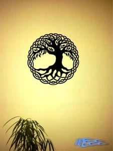 Wandtattoo Keltischer Baum oracal MATT Wandaufkleber aufkleber Keltische Deko - Bild 1 von 2