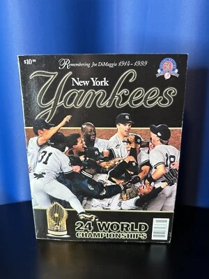 New York Yankees Anuario 24 Campeonatos Mundiales 1999 (Recordando a Joe DiMaggio) Foto 1 de 4
