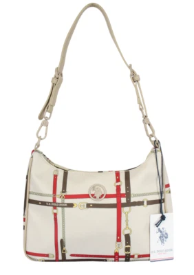 U. S. Polo Assn. Houston Print Small Hobo Bolso Mujer Talla Única Ajustable Tira - Imagen 1 de 4