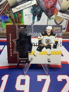 2020-21 Upper Deck Extended Series SPx Finite David Pastrnak /2999 Boston Bruins