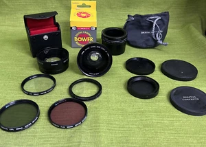 Lentes y tubos adaptadores Canon ÓPTICA ZEIKOS, DIGITAL KETNOR con estuche de cuero icónico - Imagen 1 de 12