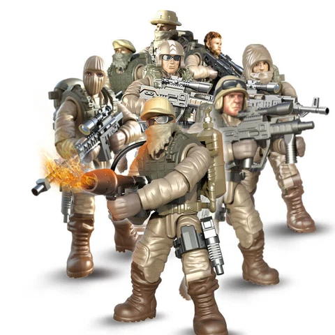 Sand eagle special forces toys assembly assembly plastic building block toys Cover